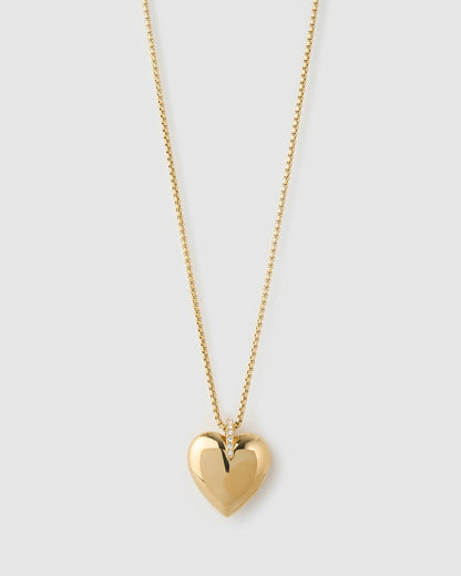 Daliah Heart Necklace - Gold