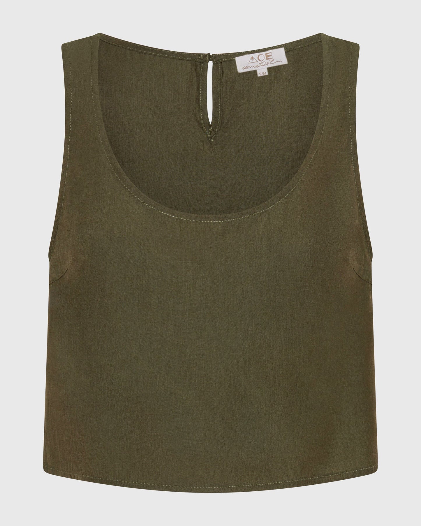 Dallas Crop Top - Khaki