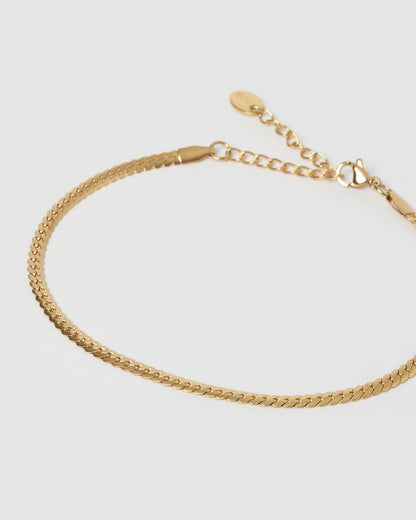 Dominique Gold Anklet