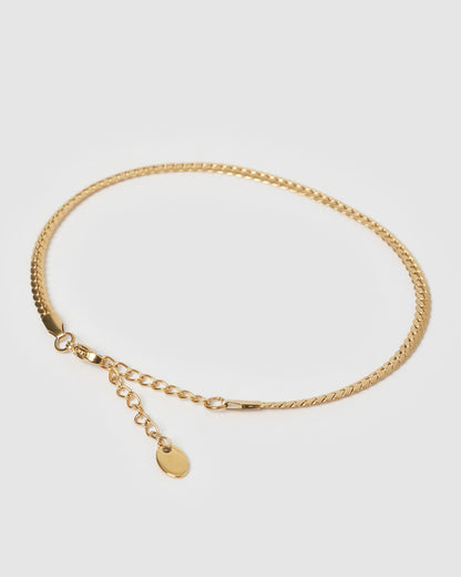 Dominique Gold Anklet