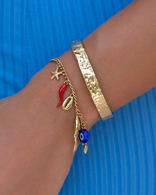 Olivia Gold Cuff Bracelet