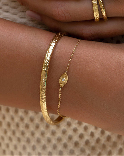 Evil Eye Gold Bracelet