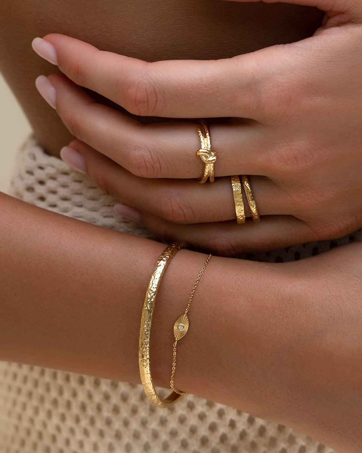Guardian Angel Bracelet Stack