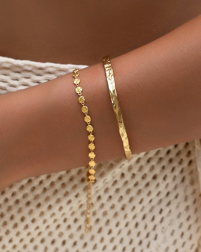 Atelio Bracelet Stack - Gold