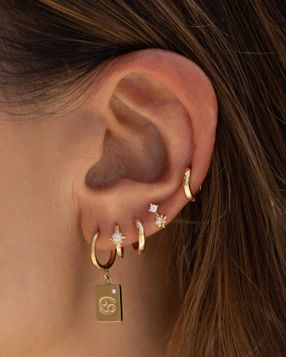 Shia Gold Huggie Earrings
