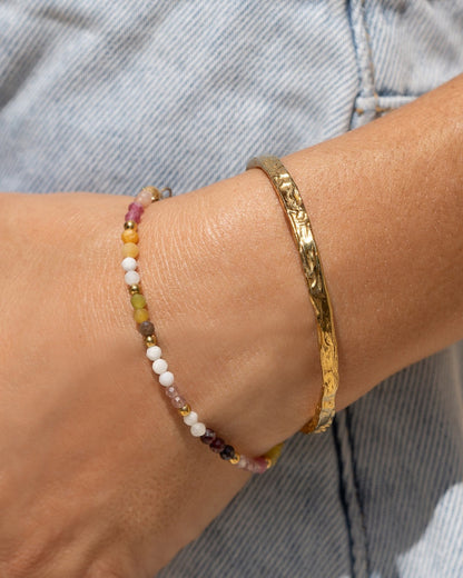 Saffron Gemstone Bracelet