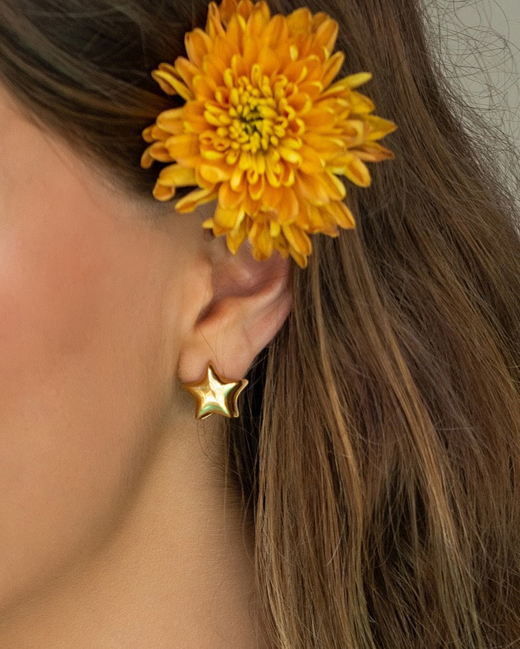 Star Struck Gold Earrings