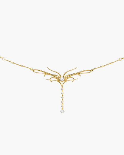 Dripping Waist Chain in Gold