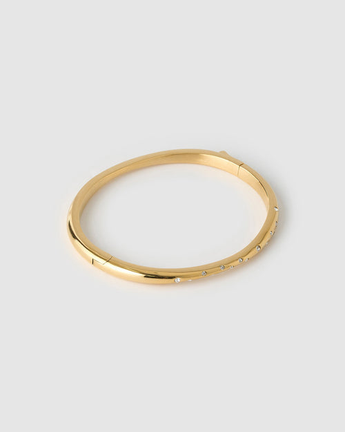 Eden Gold Cuff - Stone