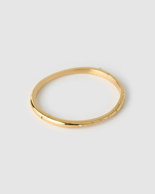 Eden Gold Cuff - Stone
