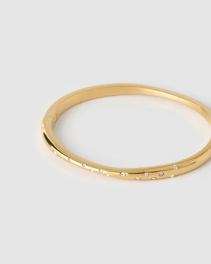 Eden Gold Cuff - Stone