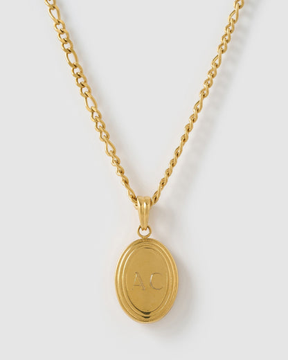 Classic Gold Locket Necklace