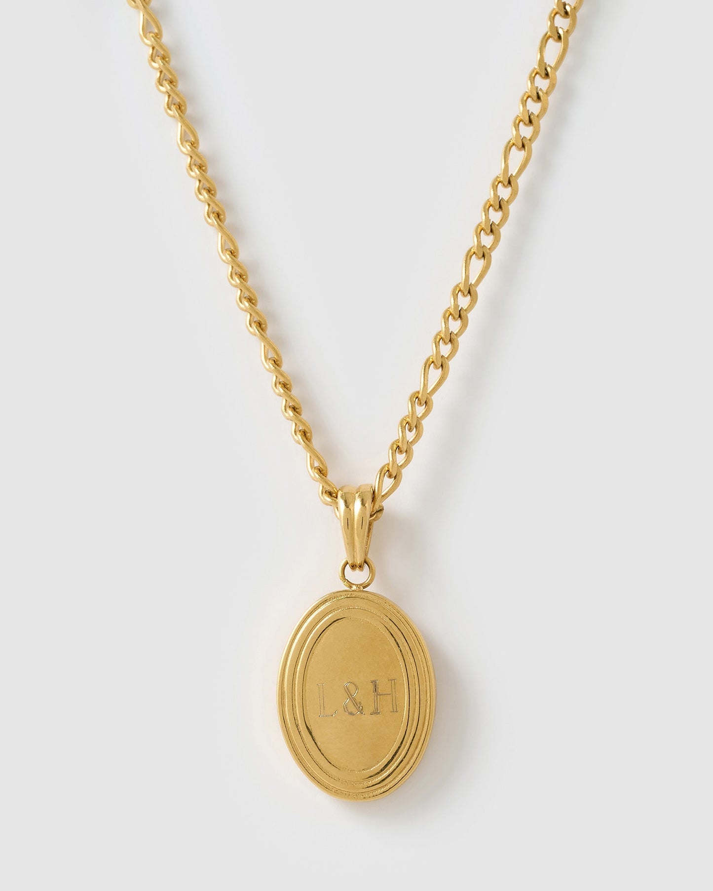 Classic Gold Locket Necklace
