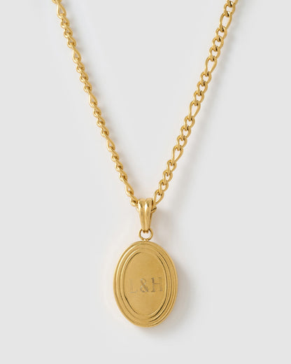 Classic Gold Locket Necklace