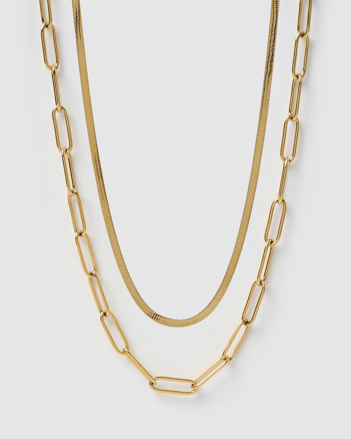 Essential Necklace Stack - Gold