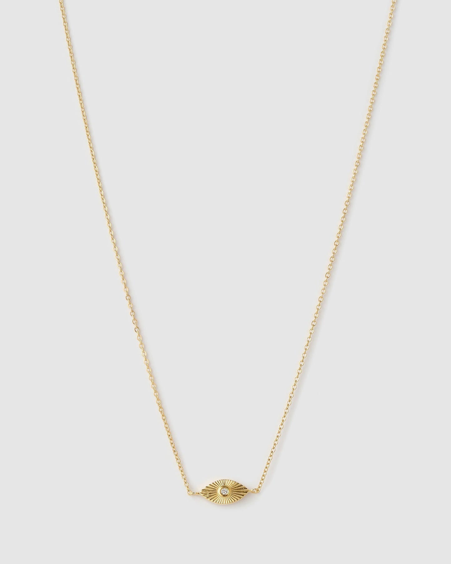 Evil Eye Gold Necklace