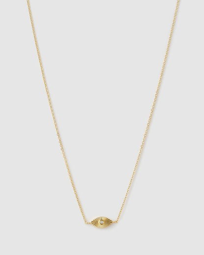 Evil Eye Gold Necklace