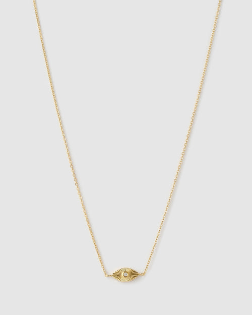 Evil Eye Gold Necklace