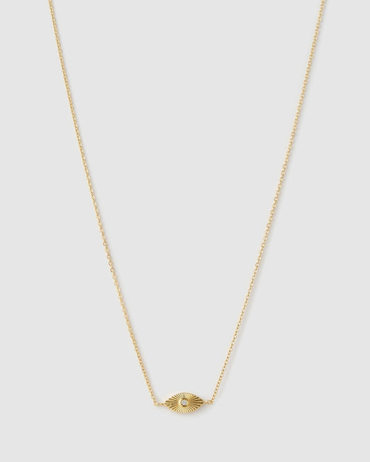 Evil Eye Gold Necklace
