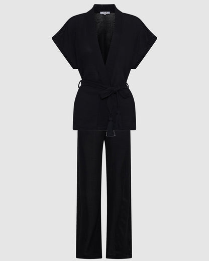 Ferrara Pants Set - Liquorice