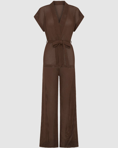 Ferrara Pants Set - Chocolate