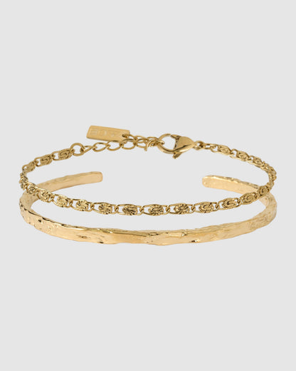Fireball Bracelet Stack - Gold