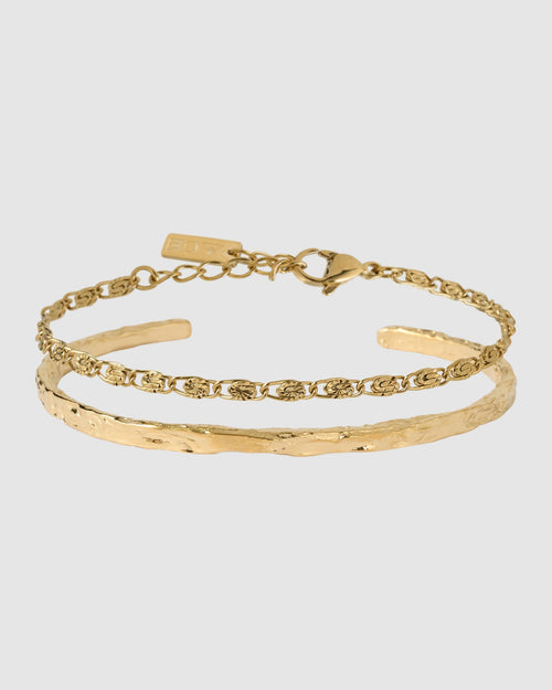Fireball Bracelet Stack - Gold