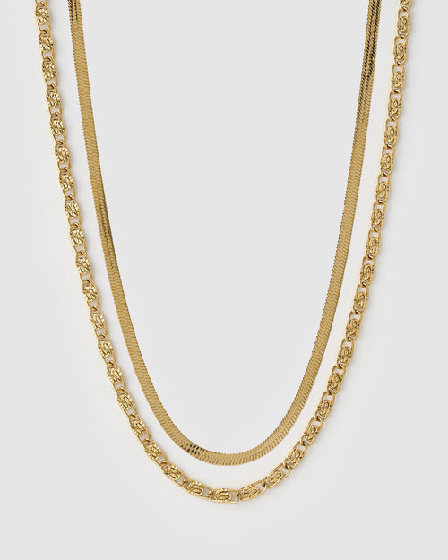 Firefly Necklace Stack - Gold