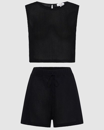 Florence Shorts Set - Liquorice