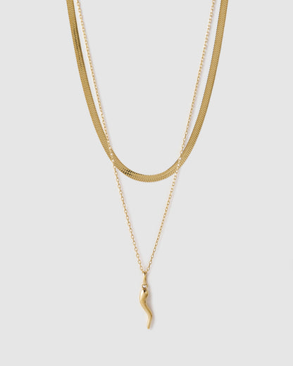 Fortune Necklace Stack - Gold