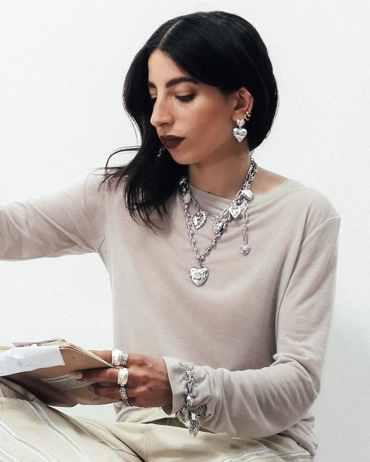 Secret Keeps Openable Heart Necklace in Silver