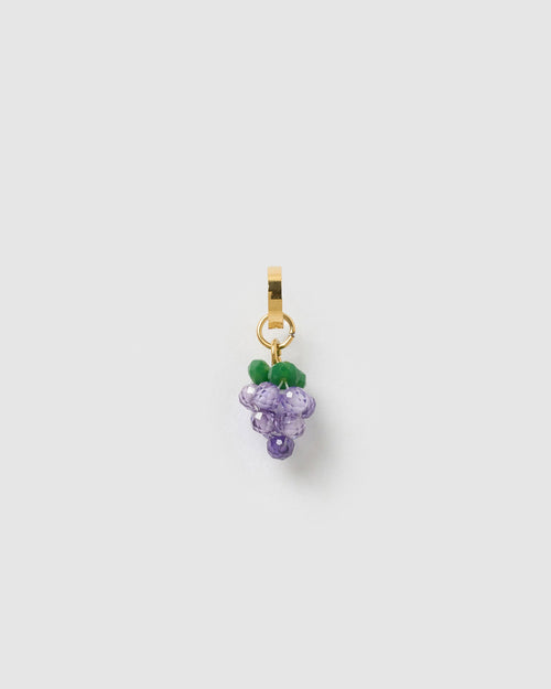 Grape Beaded Charm