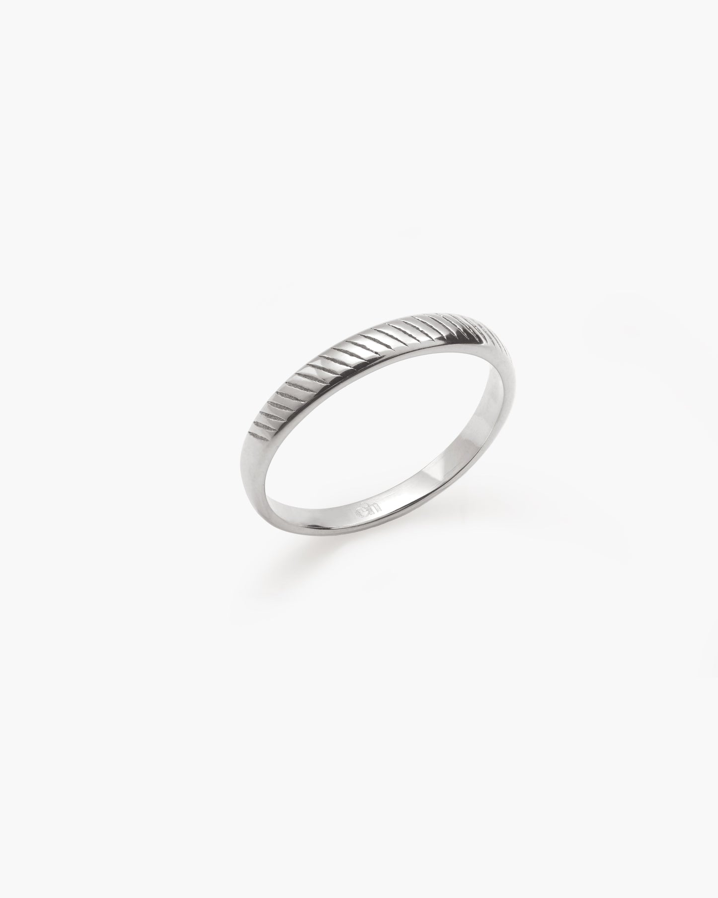 Silver Twill Ring