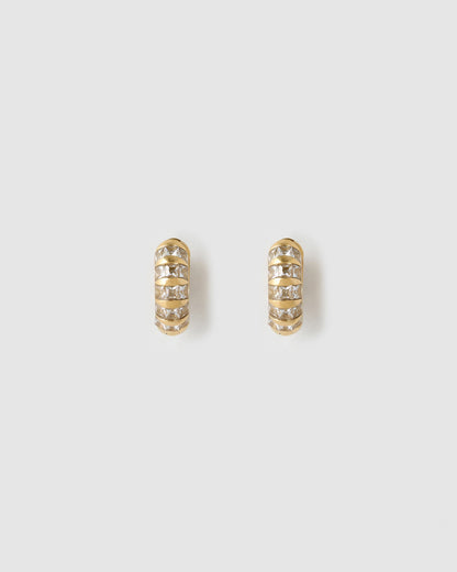 Hallie Earrings - Stone