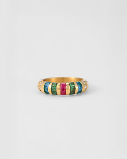 Hallie Gold Ring - Multi