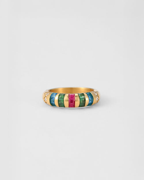Hallie Gold Ring - Multi
