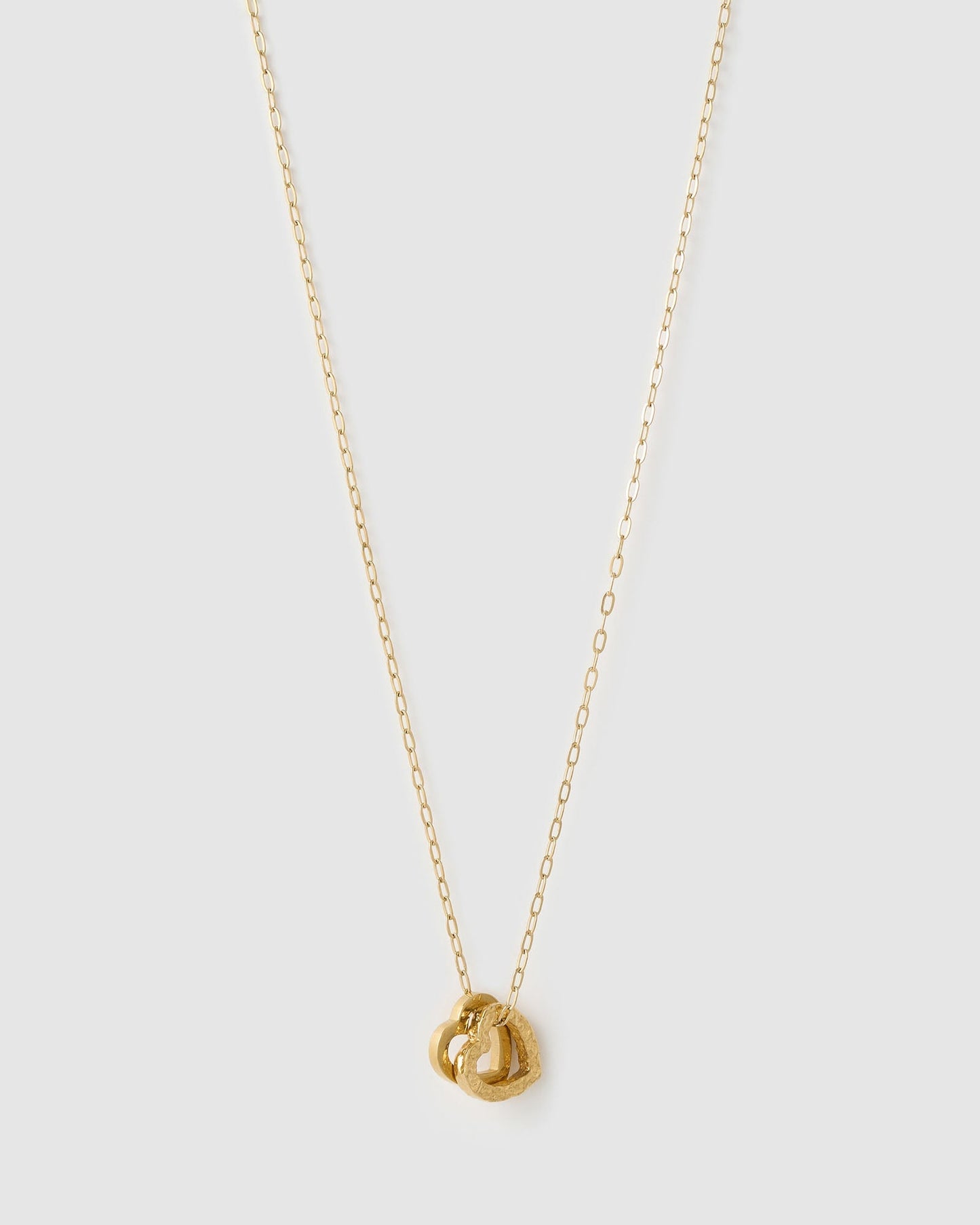 Heart To Heart Necklace - Crushed
