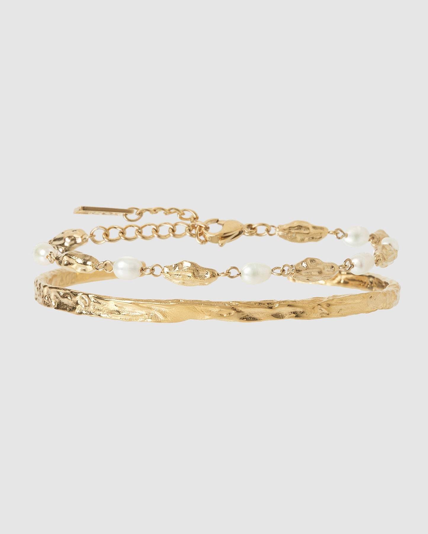 Helena Bracelet Stack - Gold