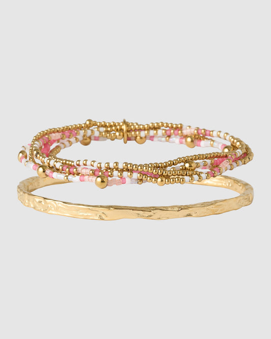 Henne Bracelet Stack - Bubblegum