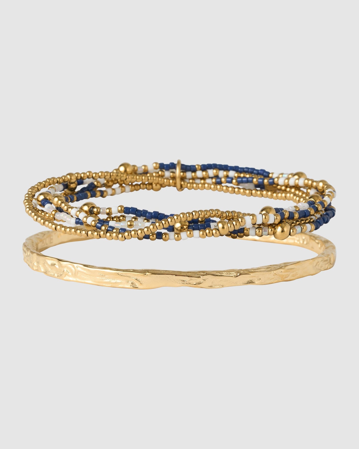 Henne Bracelet Stack - Navy
