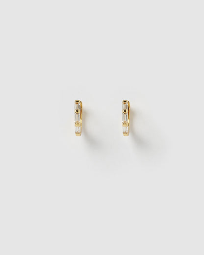 Holi Gold Huggie Earrings