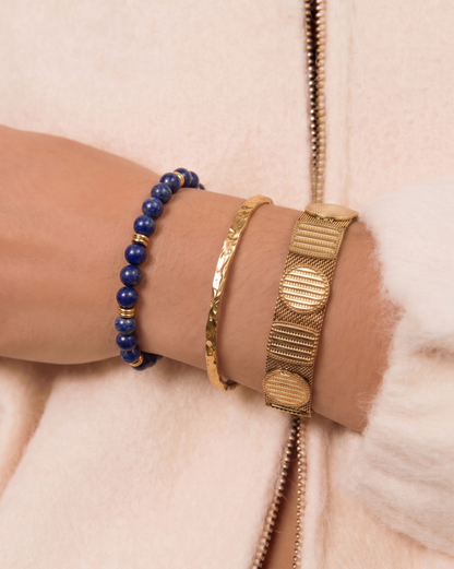Hallelujah Bracelet Stack - Lapis Lazuli