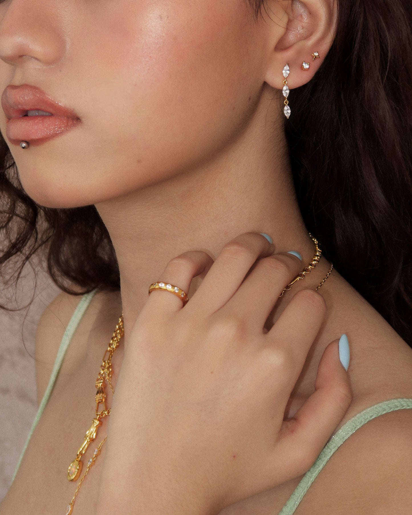 Crystal Marquise Earrings