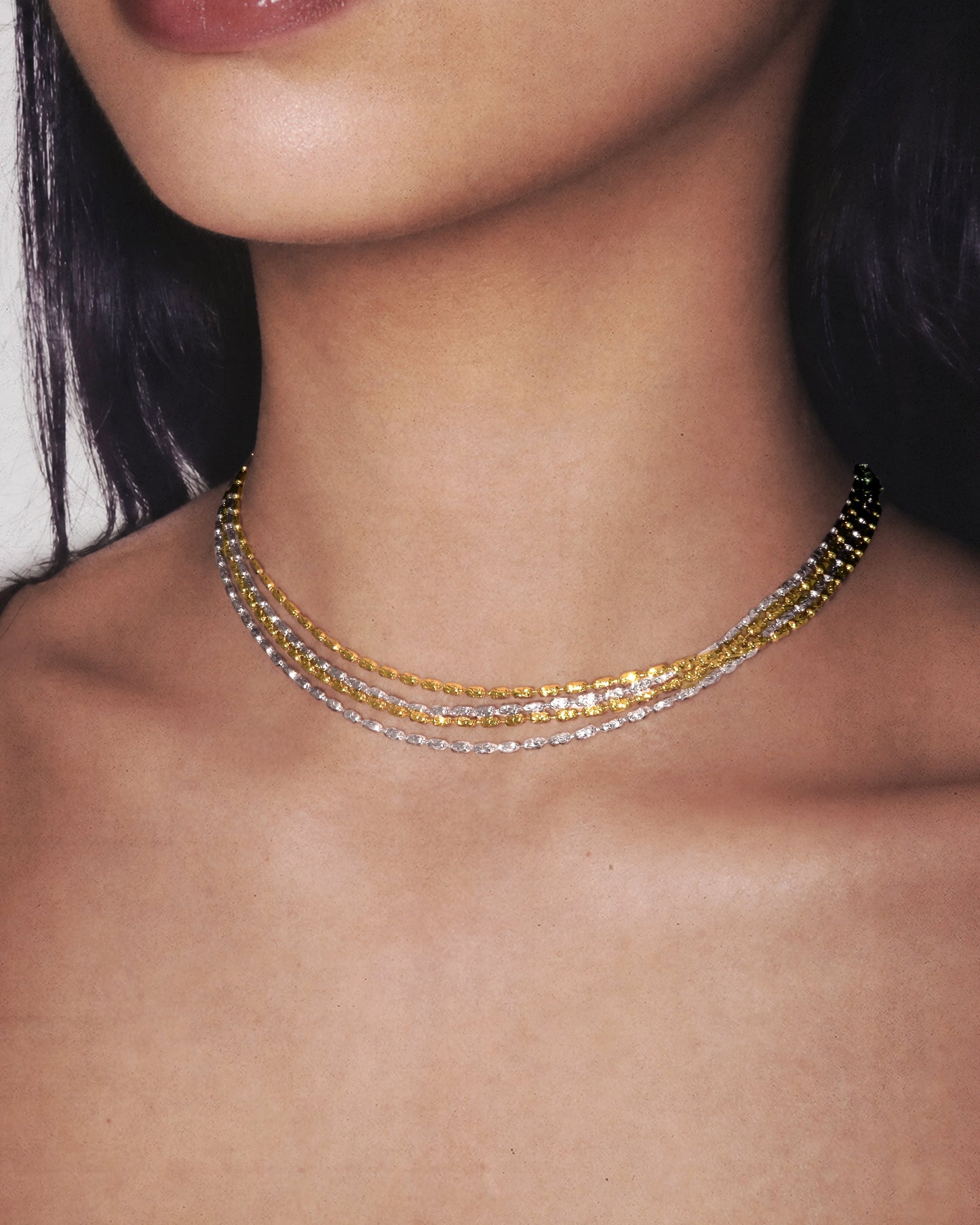 Daze Chain Necklace in Silver