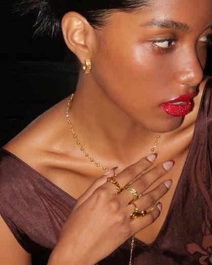 Serenade of Orchid Ring & Earrings Set