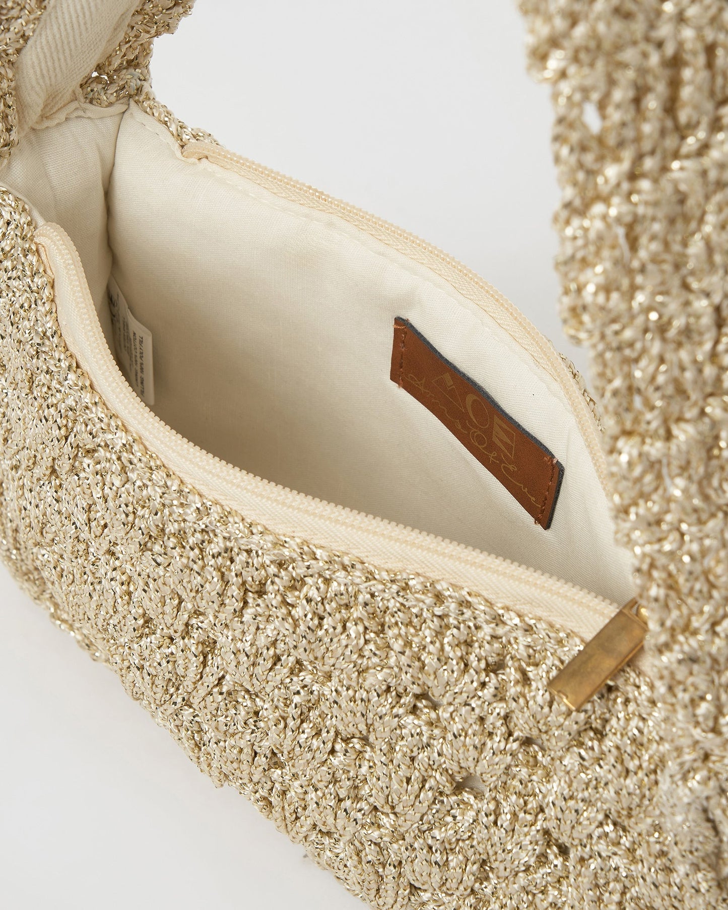 India Hand Bag - Biscotti