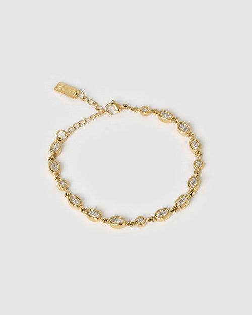 Isadora Gold Bracelet - Stone