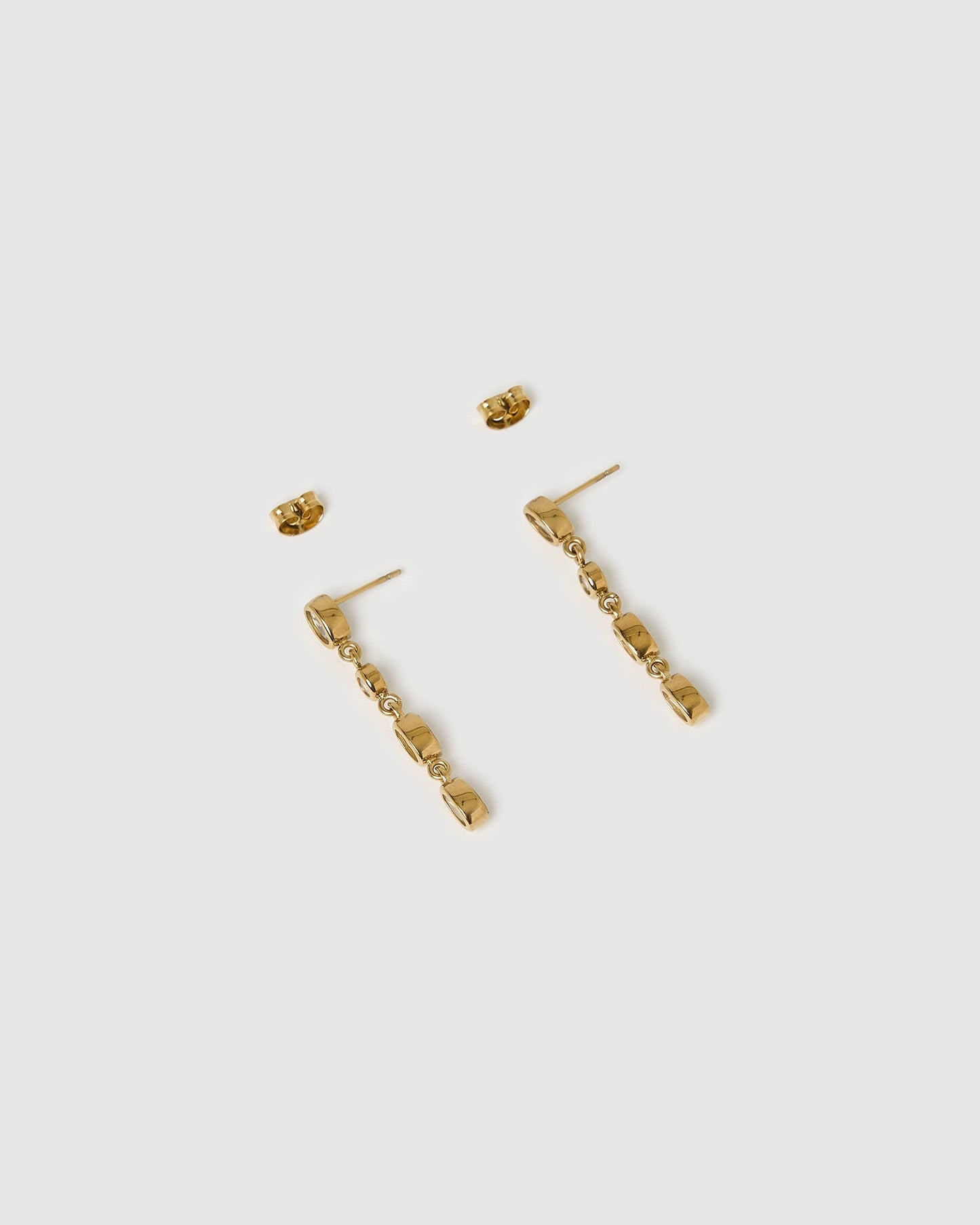 Isadora Gold Earrings - Stone