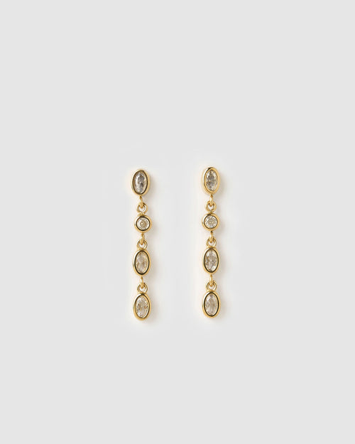 Isadora Gold Earrings - Stone