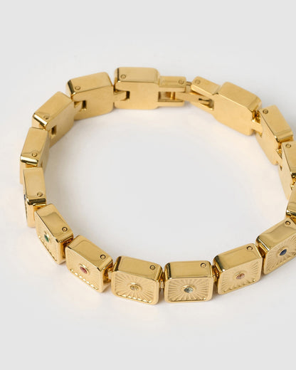 Jasper Gold Bracelet